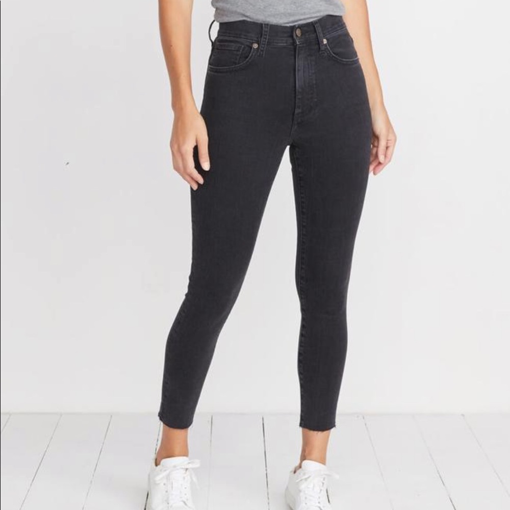 Marine Layer high waist skinny jeans